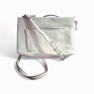 Vince Camuto White Leather Crossbody Bag
